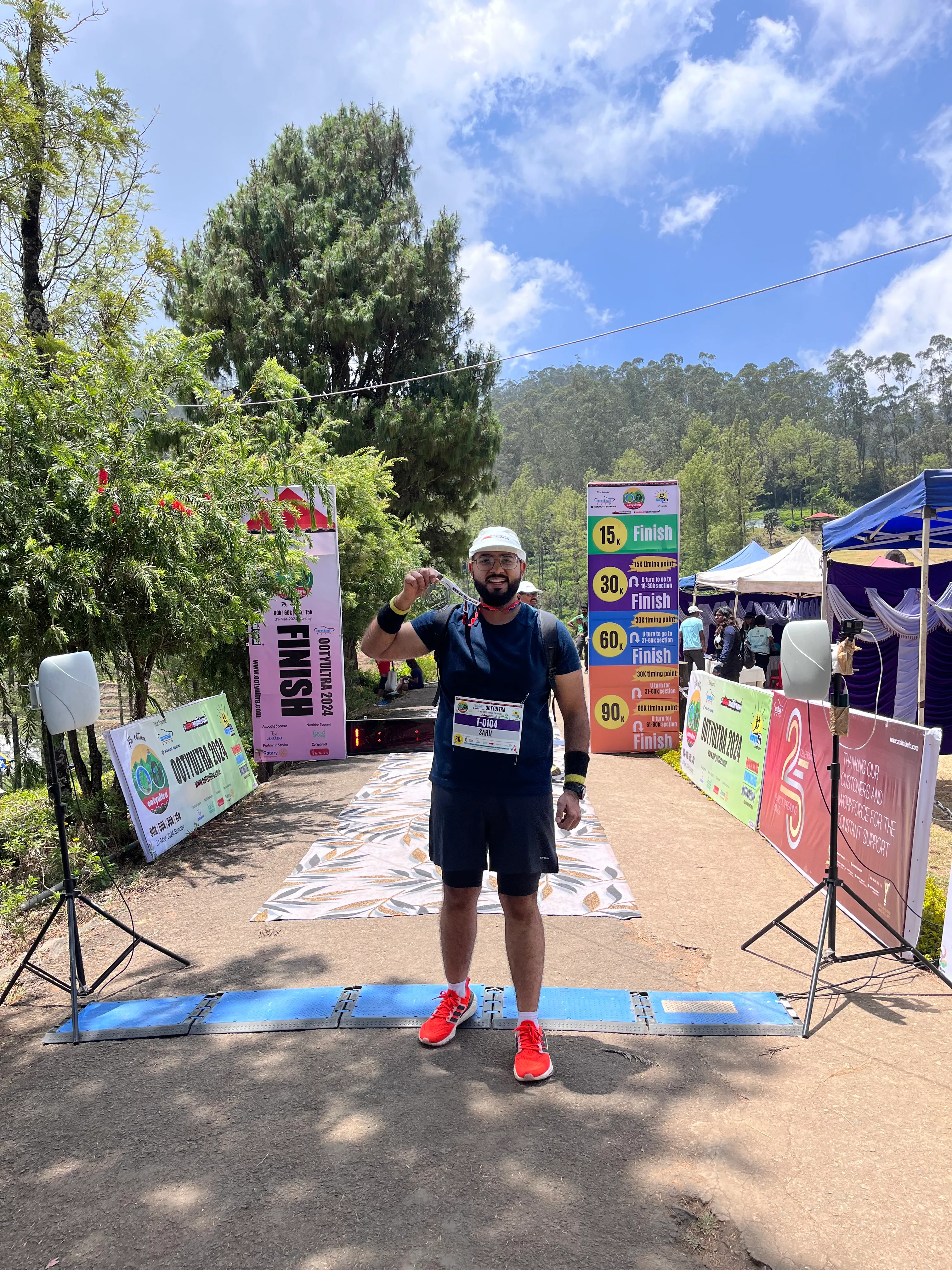 Finishing the Ooty Ultramarathon